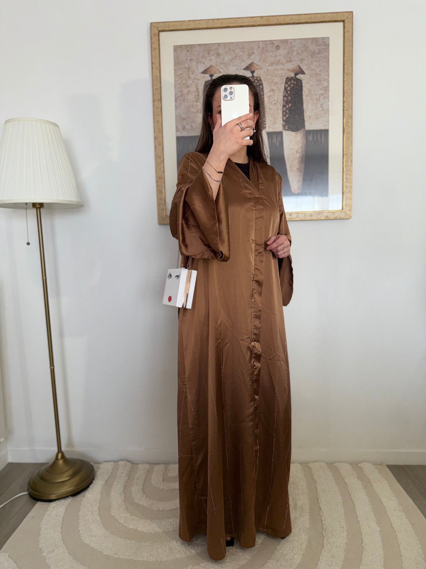 Abaya jacinthe