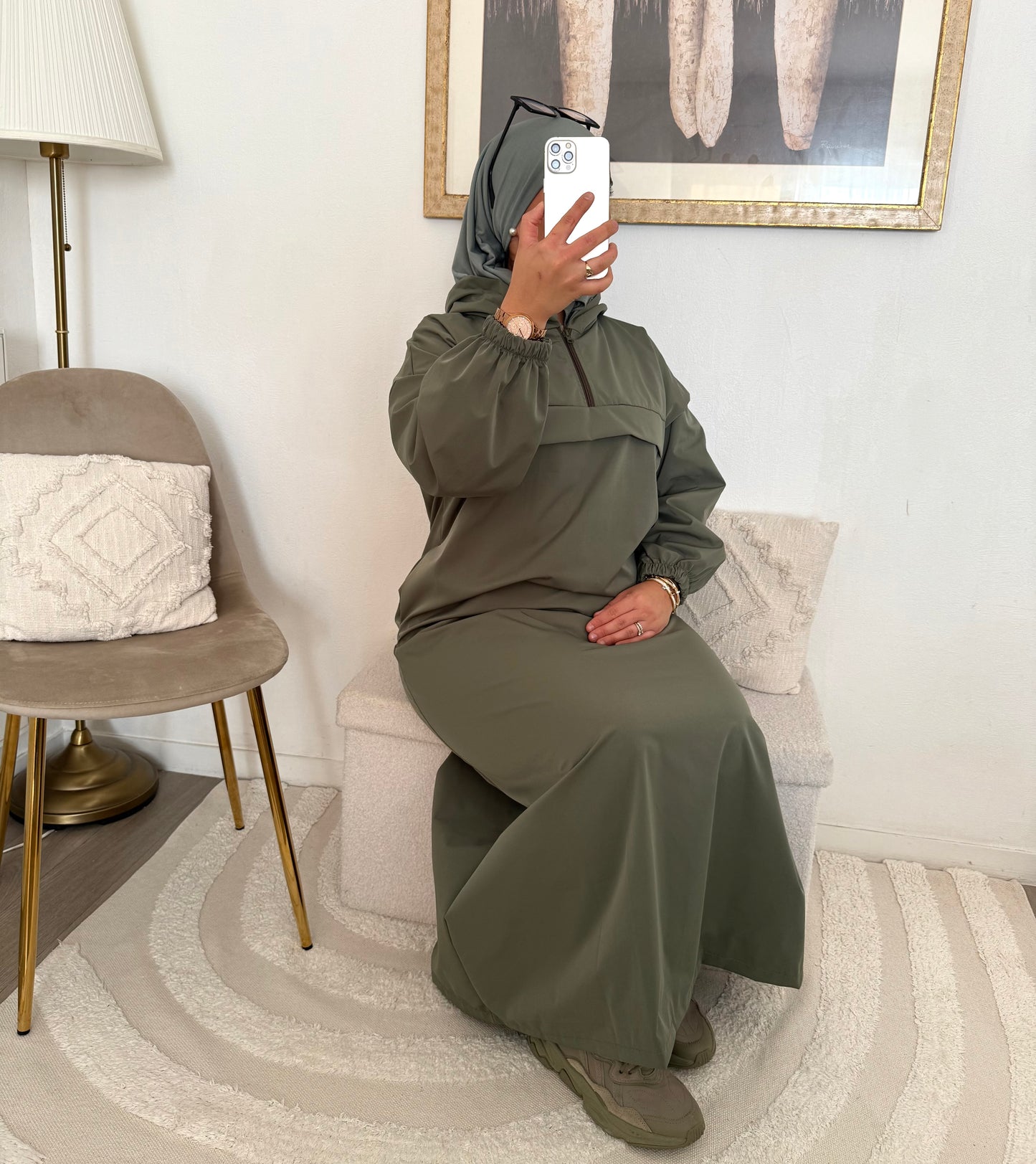 K-way imperméable vert