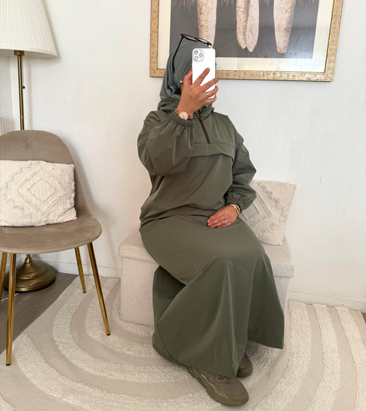 K-way imperméable vert